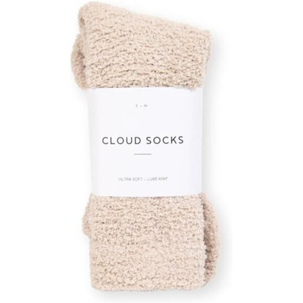 Unisex Cream Color‎ Gifts Warm & Cozy Ultra-Luxe Cloud Socks for Women & Men
